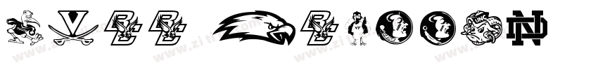 NCAA Baylor字体转换